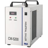 Ving AC220V 60Hz 0.68HP CW-5200BI Industrial Water Chiller (Cooling for One 50W Laser Diode, 15W-30W Solid-state Laser or 30W RF Laser Tube)
