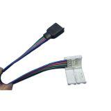 Conector de 4 Cables Para Tira Led 10 x RGB 5050