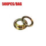 Ojillo dorado de acero 10.5mm para mini ojilladora manual,500pcs/parcel