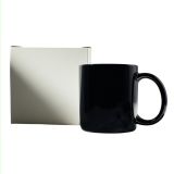 CALCA 36 Packs 11oz Sublimation Blank Full Color Changing Mugs Black High Glossy Sublimation Coffee Mugs, Magic Cups