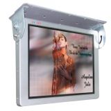 15 " LCD reproductor de publicidad con estructura de fijacion de pliegue frontal