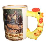 Sublimación en Cerámica Taza en forma de animal 11oz