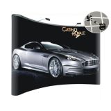 Pop Up curvo Display-Conexiones magnéticas de 10ft 