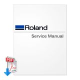 Manual de servicio (Descarga directa) Impresora de Gran Formato Roland SP-300 SP-300V