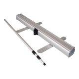 33"W x 79"H Puesto de Bandera Enrrolladora Economia Ajustable (Solamente puesto de bandera)