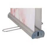 33"W x 79"H Puesto de bandera enrrollador economia de doble cara  (Solamente Puesto de Bandera)