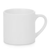 Mini taza blanca de cerámica para la impresión de la sublimación de 2.5 Oz.