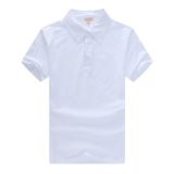 Playera Polo para Hombre de Algodón en Blanco 10pcs/pack