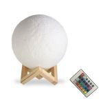 3D Moon Lamp USB LED Night Light Moonlight Gift Remote Control Sensor Color Changing 20cm