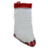 Super Style Blank Sublimation Christmas Stockings Magic Sequins Decoration Socks for Xmas Holiday