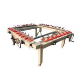 High Precise 120x 150cm Pneumatic Screen Stretcher, Screen Printing Equipment