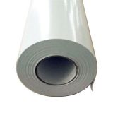 Película de alta calidad sin burbujas, vinilo autoadhesivo de pegamento Gris / pelicula para el vehículo de 54" (1.37m).