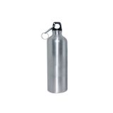 60pcs/Pack 750ml Botella de Aluminio Deportiva para Sublimacion, Plata