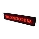 Letrero LED para Interiores 36" x 8" 4 Lineas (Tricolor o 1 Color)