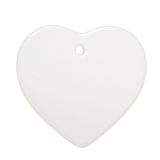 100pcs 4" Heart Ceramic Ornament