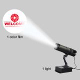 10W  Black  Desktop or Mountable LED Gobo Projector Advertising Logo Light (with Custom 1 Color Static Glass Gobos)