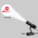 20W Black  Desktop or Mountable LED Gobo Projector Advertising Logo Light (with Custom 1 Color Static Glass Gobos)