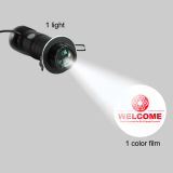 30W Embedded Black Desktop or Mountable LED Gobo Projector Advertising Logo Light (with Custom 1 Color Static Glass Gobos) Meanwell Driverv