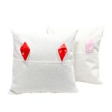 10pc 15.75"*15.75" Sublimation Blank Easter Pillow Case Cushion Cover Linen Direct