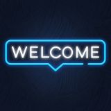 CALCA Welcome LED Neon Sign Size-19.7X6.7 inches(Type2)