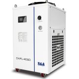 S&A CW-FL-4000ET Industrial Water Chiller for cooling 4000W fiber laser, 4.65HP, AC 3P 380V, 50Hz