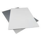 6" x 8" 100pcs Sublimation Blanks Aluminum Sheet Metal Board Gloss White 0.22mm Thickness