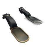 Blank Metal Golf Bag Tags Aluminum Luggage With Leather Straps (Rectangle, 100pcs)