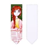 CALCA Sublimation Blank PU Leather Bookmarks Custom Photo Print Bookmarks Stationery Souvenir for DIY Gifts
