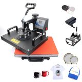 29*38cm 5 in 1 Manual Swing-away Sublimation Heat Press Machine for T-shirts Hats Mugs