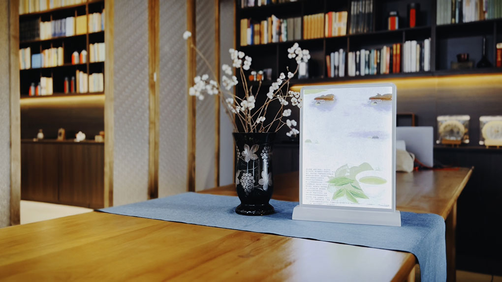 Rechargeable A4 desktop advertising light box Acrylic Flashing Led